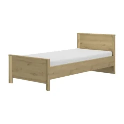 Gautier Lugano Bed - 90 x 200 cm - Artisan Eiken