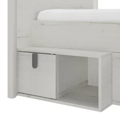 Gautier Lugano Laag Compact Bed - 90x200 cm - Artisan Eiken