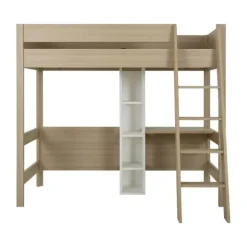 Gautier Mezzanine Tiny Bed - 90 x 200 cm - Eik/Eik