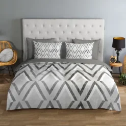 Good Morning Alice Dekbedovertrek - Grey - 200 x 220 cm