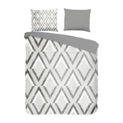 Good Morning Alice Dekbedovertrek - Grey - 200 x 220 cm