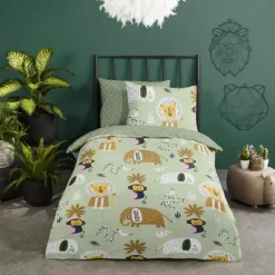 Good Morning Chuck Dekbedovertrek - 120 x 150 cm - Green