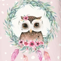 Good Morning Elephants Dekbedovertrek - Green - 140 x 220 cm