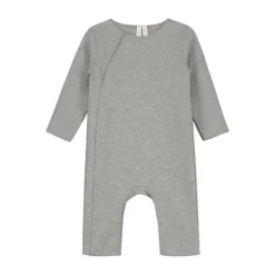 Gray Label Babypakje met Drukknopen - GOTS - Grey Melange - 0-3M