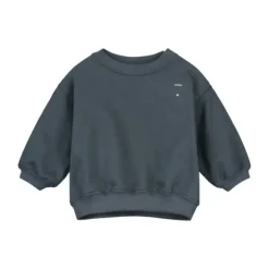 Gray Label Sweater - Dropped Shoulder - Maat 0-3 Mnd - Blue Grey