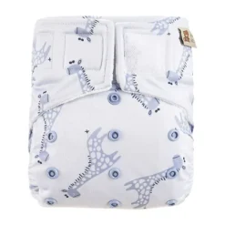 HappyBear Blue Giraffe All-In-One Luier