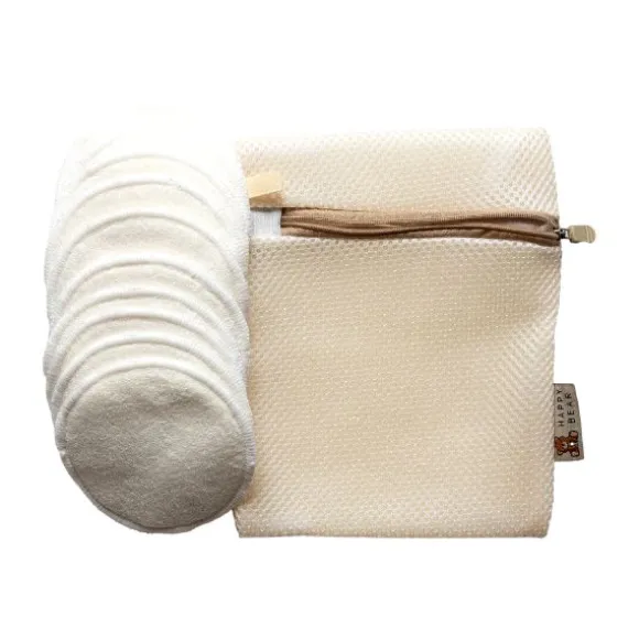 HappyBear Wasbare Zoogcompressen 10 Stuks