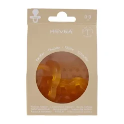 Hevea Classic Fopspeen Rond 0-3 Mnd 2 Stuks