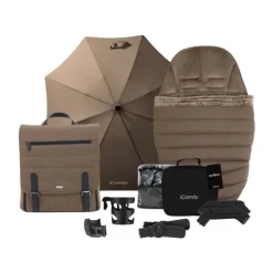 ICandy Peach 7 Kinderwagen 2-in-1 - Essentiel Bundel - Cookie