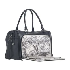 Isoki Zip Quilted Luiertas Toorak Black