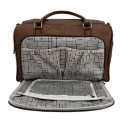 Isoki Zip Satchel Luiertas Redwood Chestnut