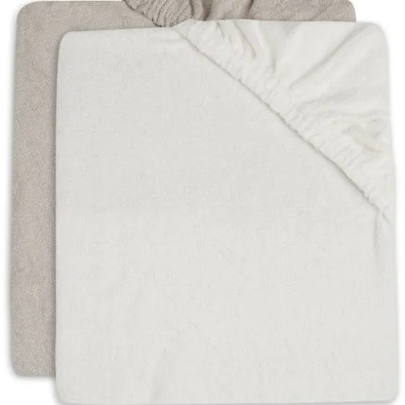 Jollein Aankleedkussenhoes (2pack) 50x70cm Badstof - Caramel/Biscuit