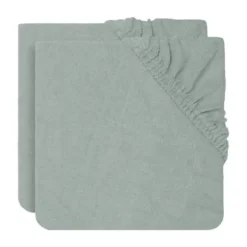 Jollein Aankleedkussenhoes (2pack) 50x70cm Badstof - Caramel/Biscuit