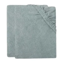 Jollein Aankleedkussenhoes (2pack) 50x70cm Badstof - Caramel/Biscuit