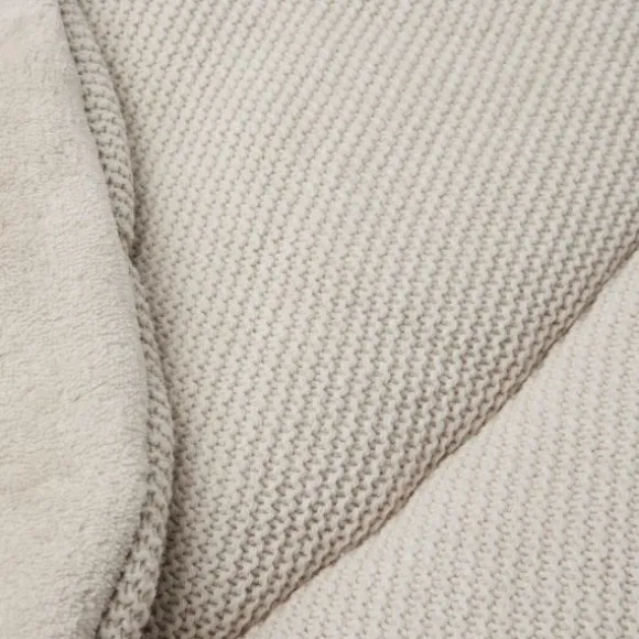 Jollein Basic Knit Boxkleed Rond Ø 95cm Nougat