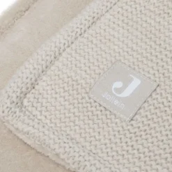 Jollein Basic Knit Ledikantdeken 100 x 150 cm Nougat / Fleece