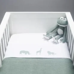 Jollein Basic Knit Wiegdeken Forest Green 75 x 100 cm