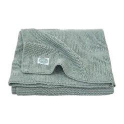 Jollein Basic Knit Wiegdeken Forest Green 75 x 100 cm