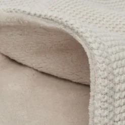 Jollein Basic Knit Wiegdeken 75 x 100 cm Forest Green / Fleece