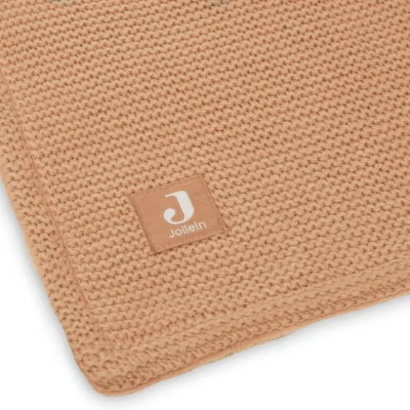 Jollein Basic Knit Wiegdeken 75 x 100 cm Forest Green / Fleece