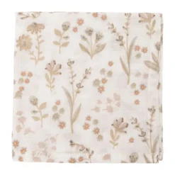 Jollein Bloomy Monddoekje - 3 Stuks - 31 x 31 cm - Hydrofiel