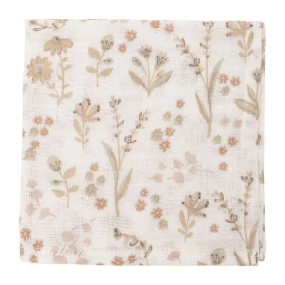 Jollein Bloomy Monddoekje - 3 Stuks - 31 x 31 cm - Hydrofiel