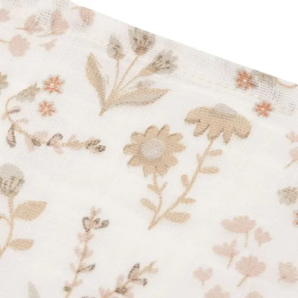 Jollein Bloomy Monddoekje - 3 Stuks - 31 x 31 cm - Hydrofiel