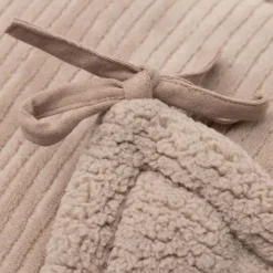 Jollein Boxbumper - Cloudy Rib - 180x30 cm - Oatmeal