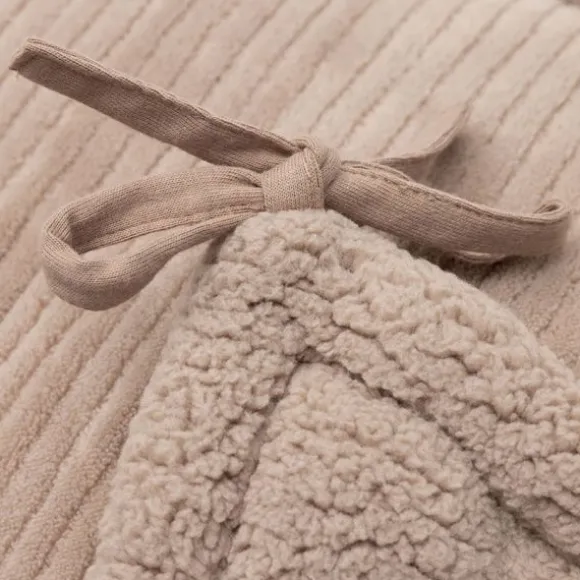 Jollein Boxbumper - Cloudy Rib - 180x30 cm - Oatmeal