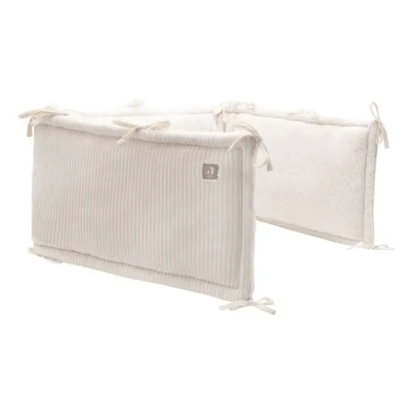 Jollein Boxbumper - Cloudy Rib - 180x30 cm - Oatmeal
