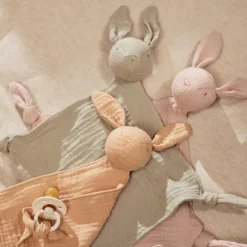 Jollein Bunny Ears Speendoekje - Olive Green