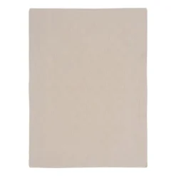 Jollein Check Knit Ledikantdeken - 100 x 150 cm - Oatmeal