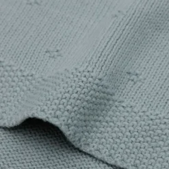 Jollein Cosy Knit - Ledikantdeken - 100 x 150 cm - Sea Green