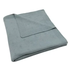 Jollein Cosy Knit - Ledikantdeken - 100 x 150 cm - Sea Green