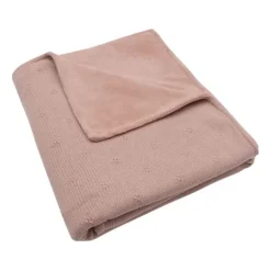 Jollein Cosy Knit - Ledikantdeken - 100 x 150 cm - Velvet - Ivory