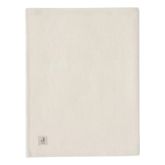 Jollein Cosy Knit - Ledikantdeken - 100 x 150 cm - Velvet - Ivory