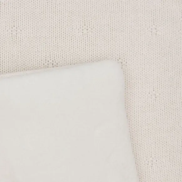 Jollein Cosy Knit Boxkleed - 75 x 95 cm - Ivory