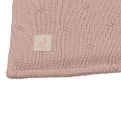 Jollein Cosy Knit Wiegdeken - 75x100cm - Wild Rose/Velvet