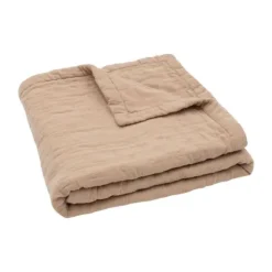 Jollein Deken - 75 x 100 cm - Hydrofiel - Jacquard Biscuit GOTS