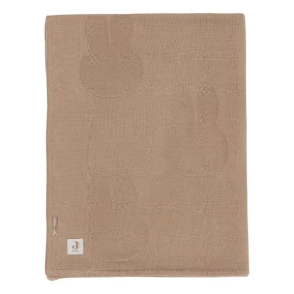 Jollein Deken Wieg - Miffy - 75 x 100 cm - Biscuit/Velvet