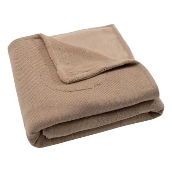 Jollein Deken Wieg - Miffy - 75 x 100 cm - Biscuit/Velvet