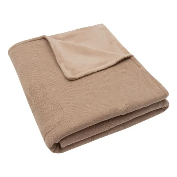 Jollein Deken Wieg - Miffy - 75 x 100 cm - Biscuit/Velvet