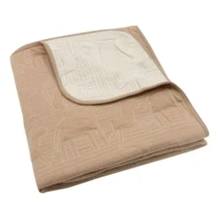 Jollein Jungle Jambo Ledikantdeken - 100 x 150 cm - Biscuit / Oatmeal