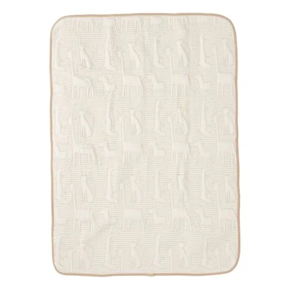 Jollein Jungle Jambo Ledikantdeken - 100 x 150 cm - Biscuit / Oatmeal