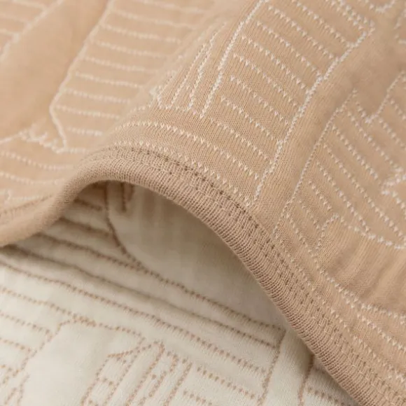 Jollein Jungle Jambo Ledikantdeken - 100 x 150 cm - Biscuit / Oatmeal