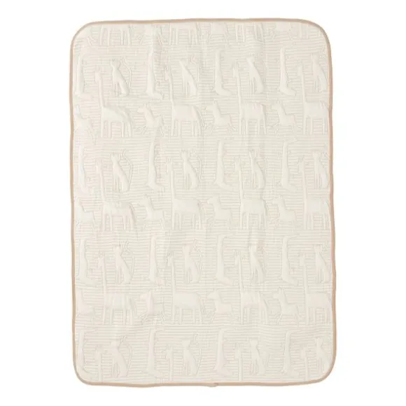 Jollein Jungle Jambo Wiegdeken - 75 x 100 cm - Biscuit / Oatmeal