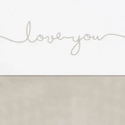 Jollein Love You Ledikantlaken Nougat 120 x 150 cm