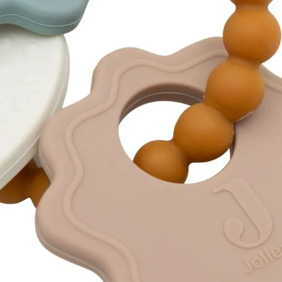 Jollein Lovely Birds Bijtring Sleutelbos - Silicone