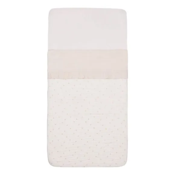 Jollein Ruffle Ledikantlaken - 120 x 150 cm - Natural