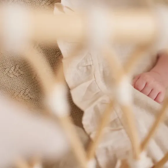 Jollein Ruffle Ledikantlaken - 120 x 150 cm - Natural